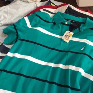 Five shirt bundle and free sweater !